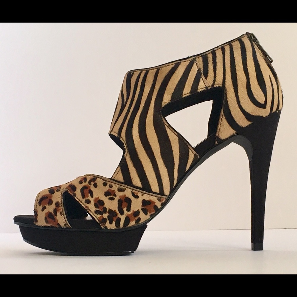 Boston proper cut -out platform heels